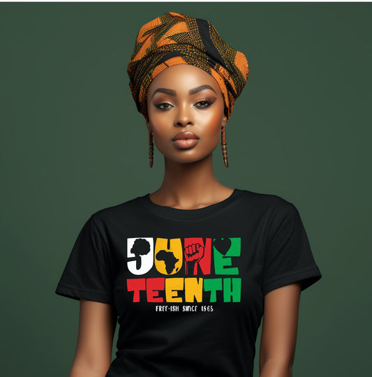 Juneteenth Freedom Tee - Two Anointed Hands