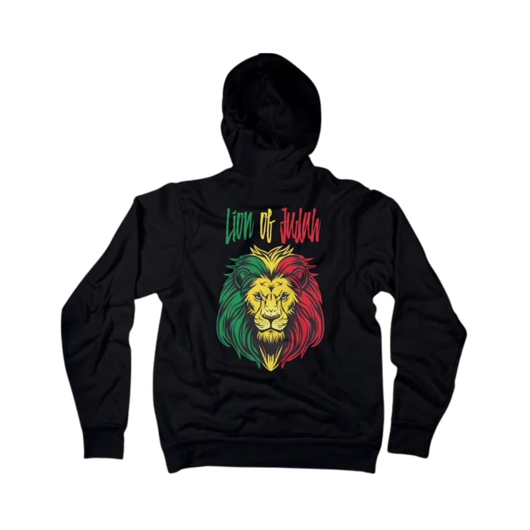 Lion of Judah Hoodie - Majestic Symbol of Strength and Courage - Two Anointed Hands