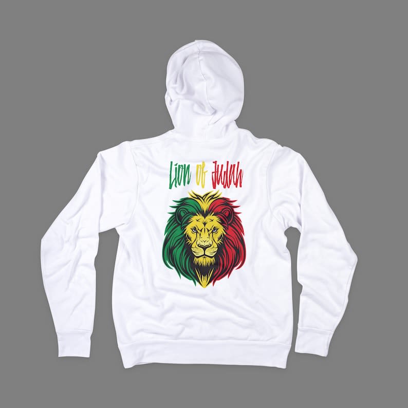 Lion of Judah Hoodie - Majestic Symbol of Strength and Courage - Two Anointed Hands