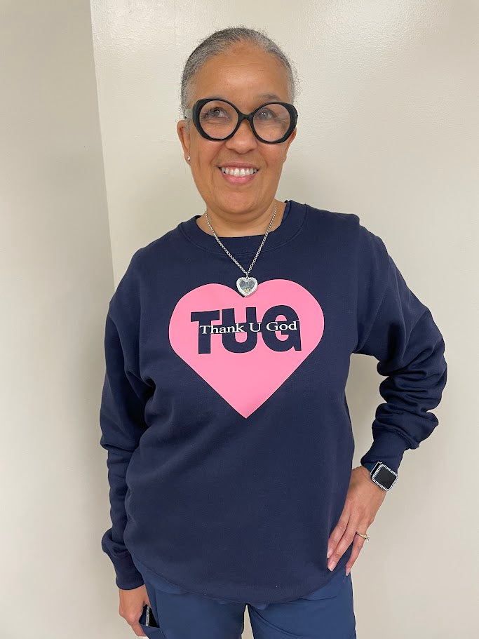 TUG (Thank U God) Christian Hoodie - Two Anointed Hands