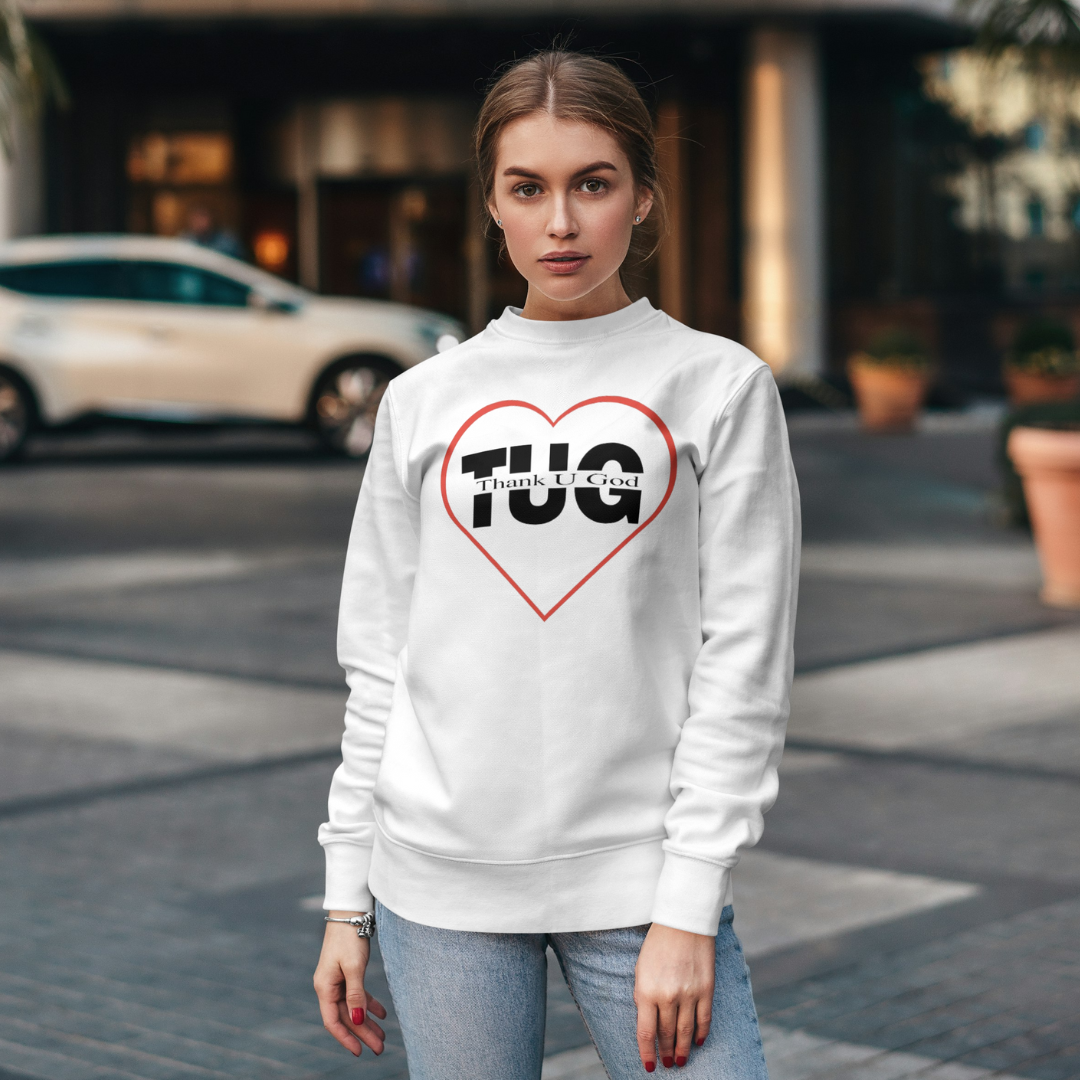 TUG (Thank U God) Christian Hoodie - Two Anointed Hands