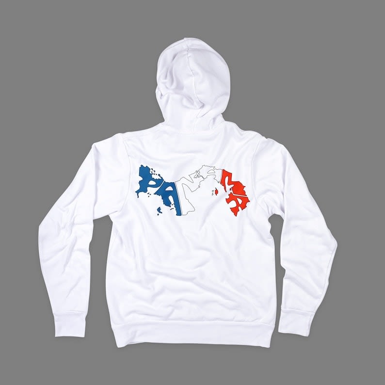 Panama Map Hoodie - Two Anointed Hands