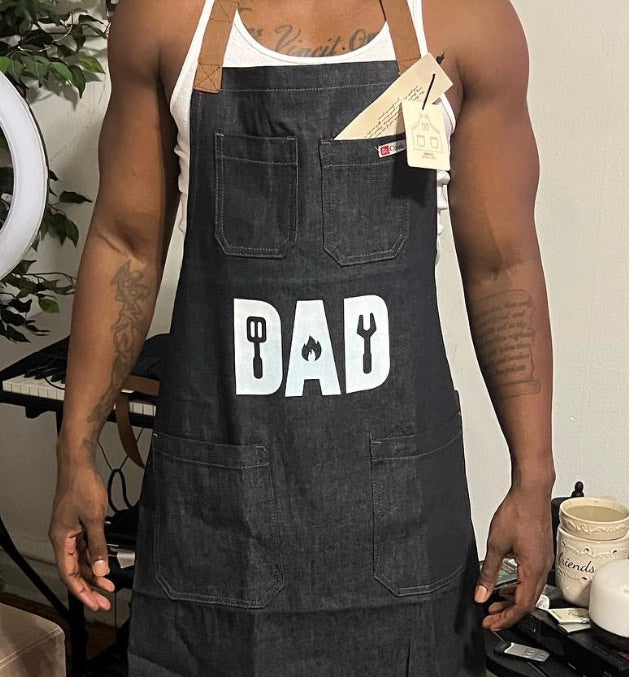 Denim Apron – Durable, Stylish, and Adjustable for All - Two Anointed Hands