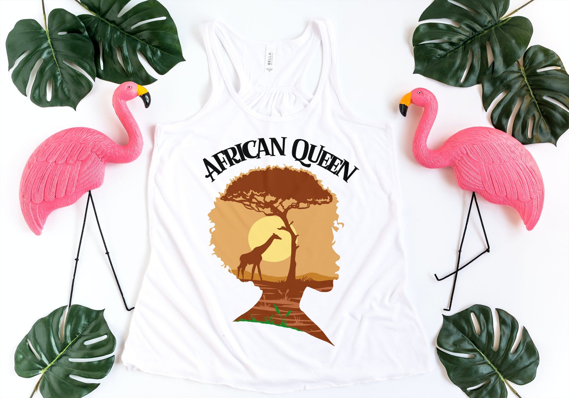 African Queen Graphic T-shirt | Tee | Tank Top - Two Anointed Hands