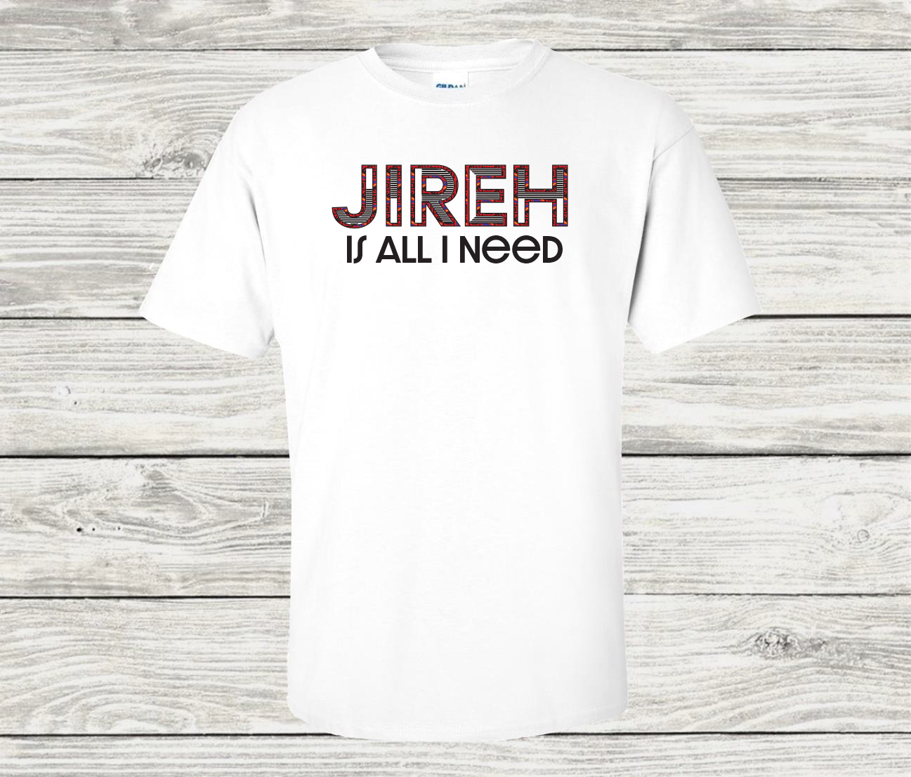 Jireh Christian Faith Graphic T-shirt - Two Anointed Hands