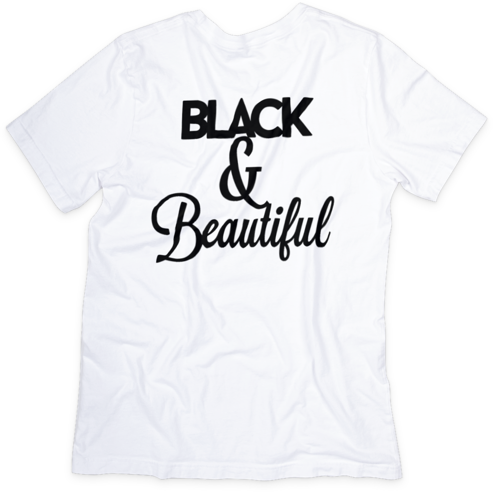 Two Anointed Hands Black and Beautiful White T-shirt