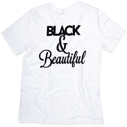 Two Anointed Hands Black and Beautiful White T-shirt