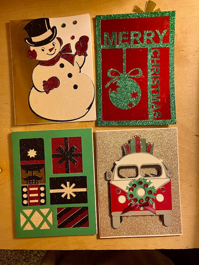 Two Anointed Hands - Assorted Handmade Christmas Cards