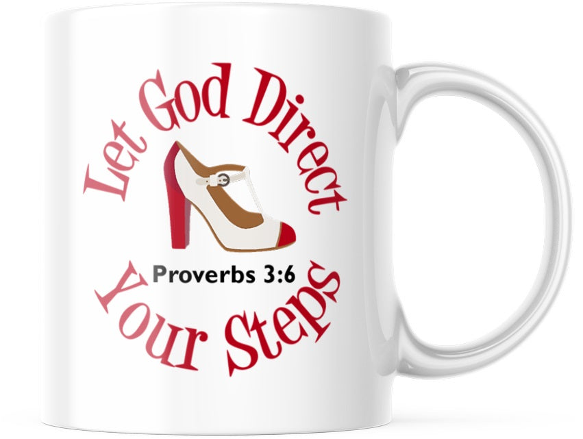 Two Anointed Hands - Let God Direct Your Steps Mug